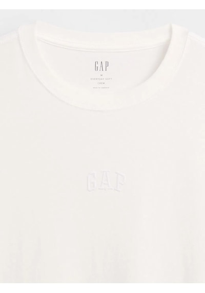 Gap V-frch Mını Logo Tee Beyaz