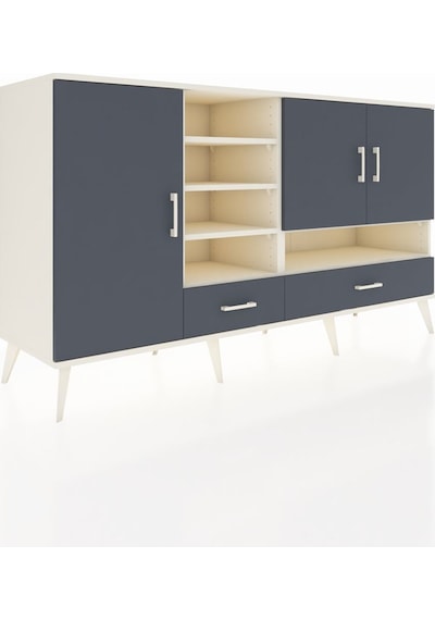 Hyperion Konsol 8 Raflı 2 Çekmeceli 3 Kapaklı 176x44x99 Aytaşı-an Aytaşı-antrasit Hyperion Konsol 8 Raflı 2 Çekmeceli 3 Kapaklı 176x44x99 Aytaşı-an Aytaşı-antrasit