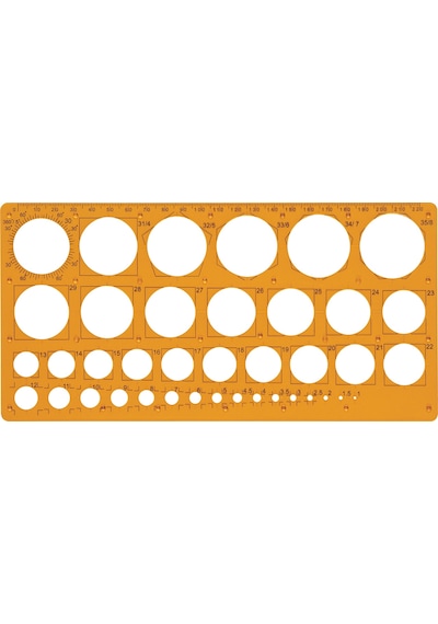 Maped 277620 Daire Şablonu 1-35