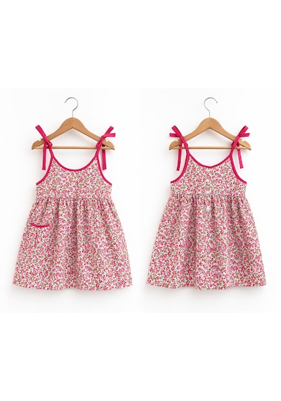 Cresh Creshkids Kız Çocuk Elbise Fuşya - Pembe