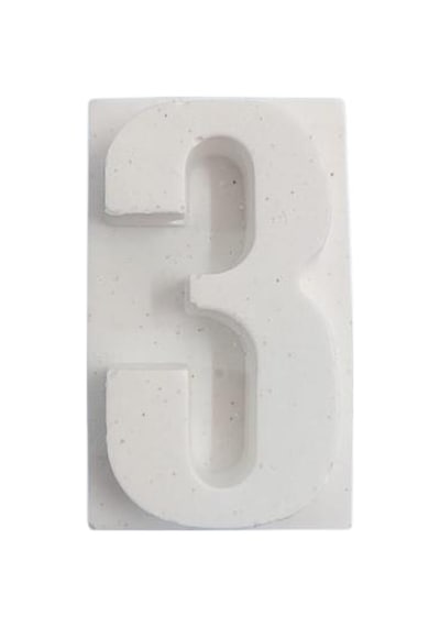 Boyanabilir Rakam Obje - 3 - Üç 4,5x2,7cm