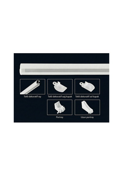 Beyaz Dekoratif Ray Alüminyum Tek Kanallı Dekoratif Metal Perde Kornişi - Tekli Dekoratif Korniş Beyaz250cm - 858381665 Beyaz250cm Beyaz Dekoratif Ray Alüminyum Tek Kanallı Dekoratif Metal Perde Kornişi - Tekli Dekoratif Korniş Beyaz250cm - 858381665 Beyaz250cm