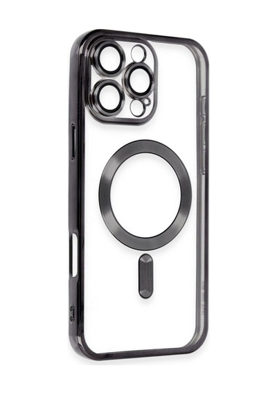 Apple İphone 16 Pro Kılıf Kross Magneticsafe Kapak - Siyah Çok Renkli