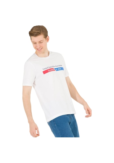 U.S. Polo Assn. Erkek T-shirt 1573174 Beyaz