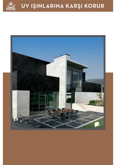 Vh2010 Maxıblack Doğal Taşlar Için Solvent Bazlı Renk Canlandırıcı Su Ve Yağ Geçirmez Koruyucu 1 Lt