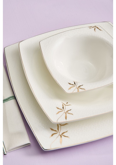 Karaca  Fine Pearl Pavo 62 Parça 12 Kişilik Yemek Takımı Gold