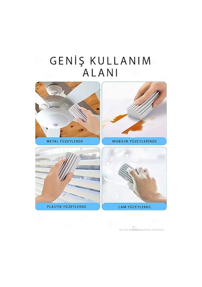 1 Adet Çok Amaçlı Nemli Sünger, Pva Temizlik Süngeri, Toz Alma Süngeri, Silgi Sünger
