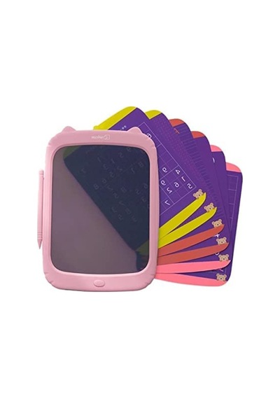 Lcd Dijital Çizim Tableti İle 11 İnç Ve Pembe Renkli Eğlenceli Set 124-Pembe