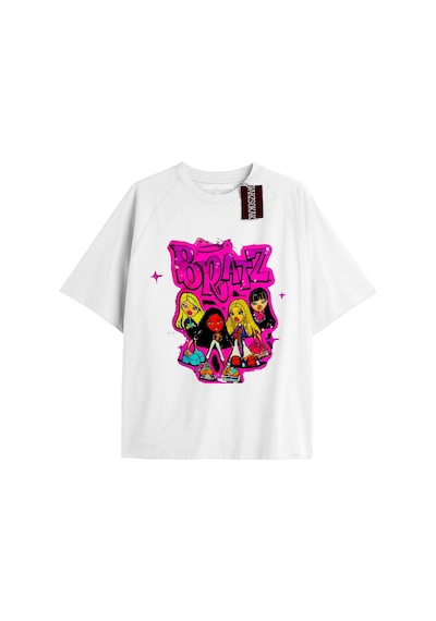 Y2k Bratz Oversize Kod Bratz20 Beyaz