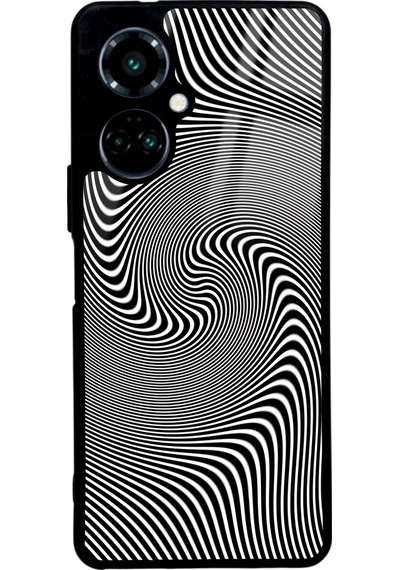 Tecno Camon 19 Triptrance Wave Tasarımlı Glossy Telefon Kılıfı Çok Renkli