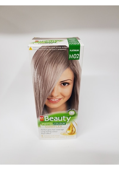 Mm Beauty Bitkisel Saç Boyası Platin M02