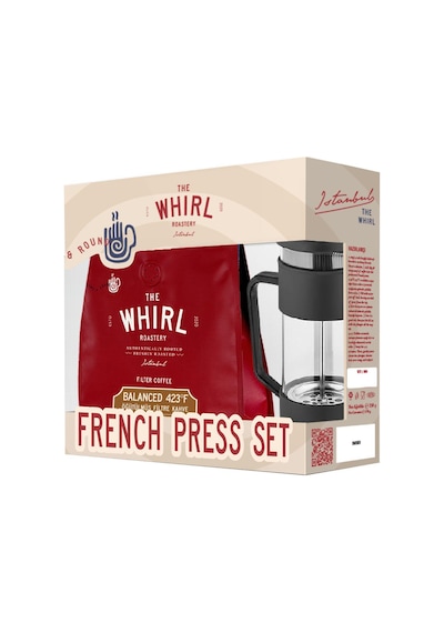 The Whirl Filtre Balanced 423 F Çekilmiş Kahve 250 Gr + French Press Hediyeli Filtre