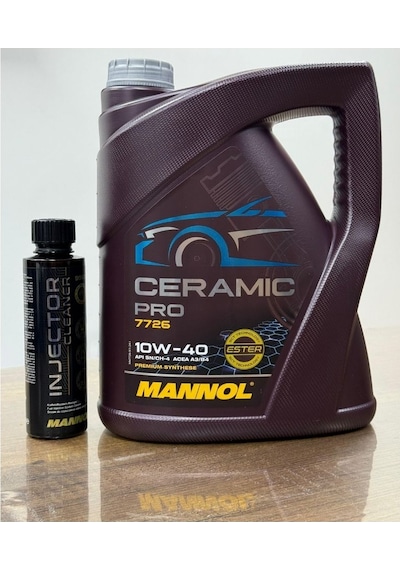 Mannol 5W-30 Energy 7726 Motor Yağı Ve Injector Cleaner Benzin Enjektör Temizleyici Katkısı