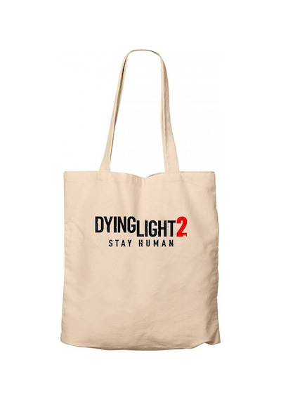 Dying Light 2 Logo Krem Kanvas Bez Çanta