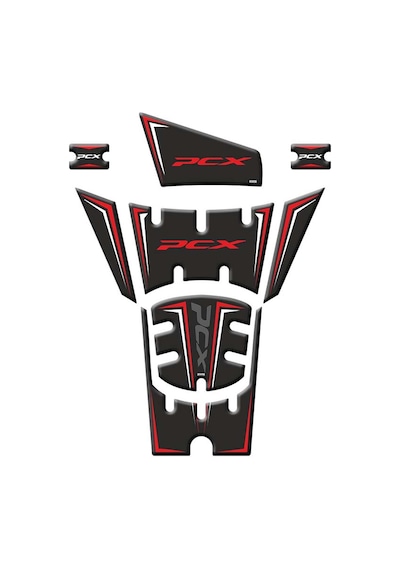 Honda Pcx 2025 Uyumlu Tank Pad 003 Çok Renkli