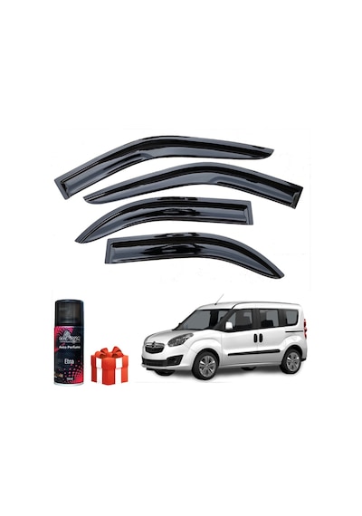 Caraks Opel Combo Mügen Cam Rüzgarlığı 2012-2018 Arası 4'lü Takım + Koku -