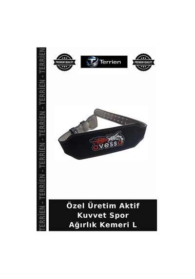 Özel Üretim Aktif Kuvvet Spor Ağırlık Kemeri L
