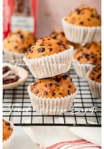Takribi 100 Adet Orta Boy Beyaz Muffin Kek Kalıbı 40x30 Mm, Cupcake Kağıdı, Brownie Kalıbı