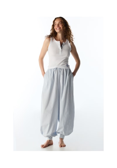 Penti Mavi Vacation Çizgili Pijama Altı Bl97