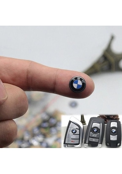 Bmw Uyumlu Anahtar Amblemi Logo 1 Adet 11 Mm Damla Etiket A Kalite