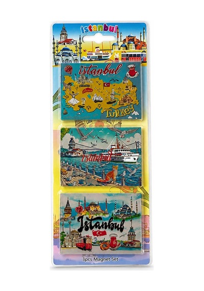 Silikon 3'lü İstanbul Temalı Magnet