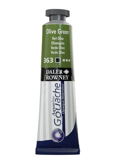 Daler Rowney Aquafine Opak Guaj Boya 15Ml 363 Olive Green