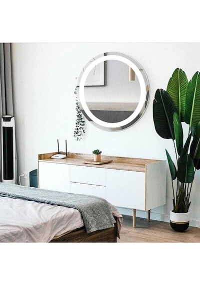 70 CM Yuvarlak Banyo Aynası Ledli Ayna-Işıklı Ayna