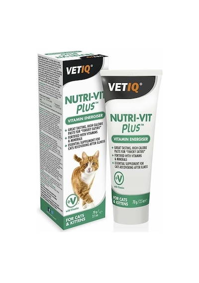 Vetiq Nutri-Vit Plus Kediler İçin Enerji Verici Vitamin 70 G