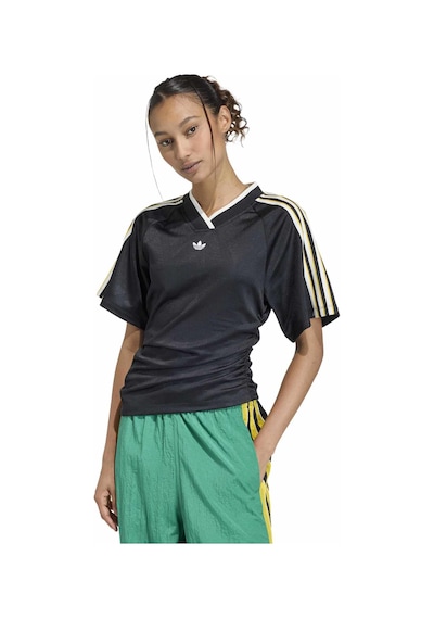 Adidas Black Rouched Foot J Siyah