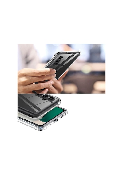 Goocamp Galaxy S23 Fe Uyumlu 2mm Anti Shock Silikon-renksiz Renksiz