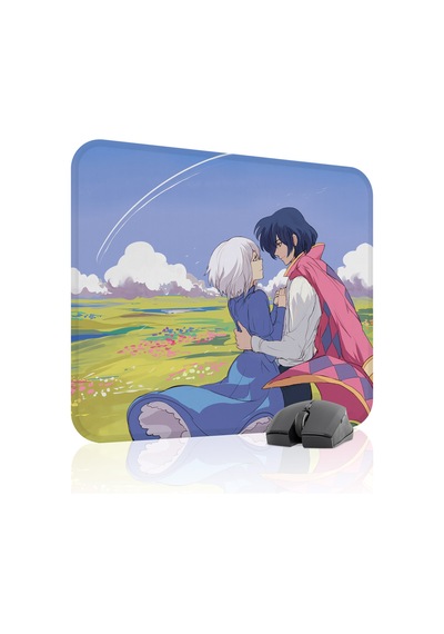 Howl's Moving Castle Dikişli Kauçuk Oyuncu Mousepad V1 - 48x40 Xl Gaming Mouse Pad