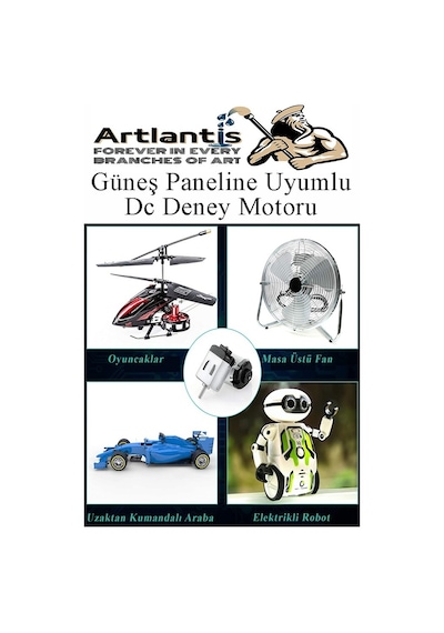 Mini Solar Motor 1 Adet Varistor Dc Motor Güneş Paneline Uyumlu Motor 3 Volt Deney Okul Proje Hobi Yüksek Devirli