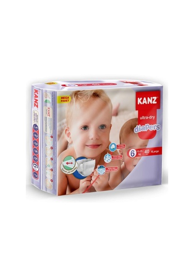 Kanz Bebek Bezi 6 Numara 40 Adet