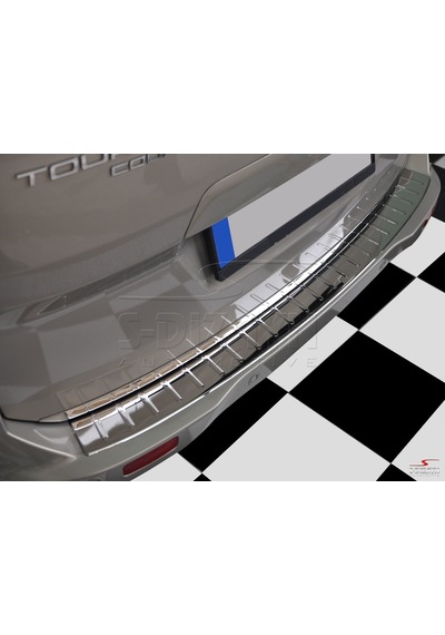 S-Dizayn  Ford Courier Krom Arka Tampon Eşiği 2014 Üzeri