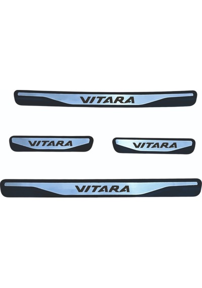 Vitara 2015 Ve Üzeri New Krom Kapı Eşiği 4 Parça Paslanmaz Çelik