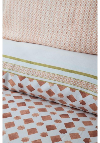 Apricitas Çift Kişilik Tencel Nevresim Takımı Terra Terracota Kahverengi