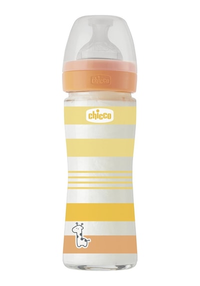 Chicco Bottle Wb Glass Orange Unı 240 Slow Sıl 00028721310000