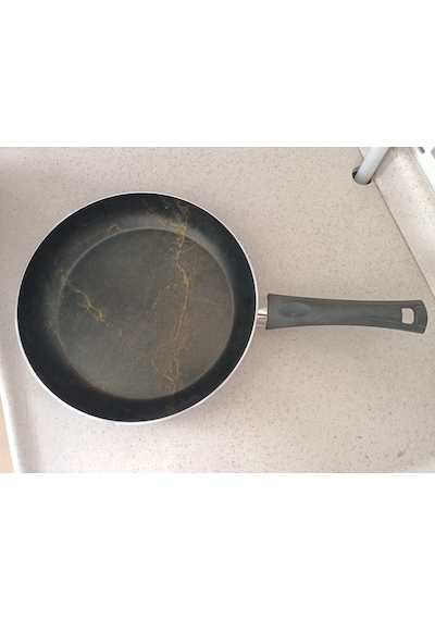 Hascevher Teflon Tava 26 Cm Siyah - Altın