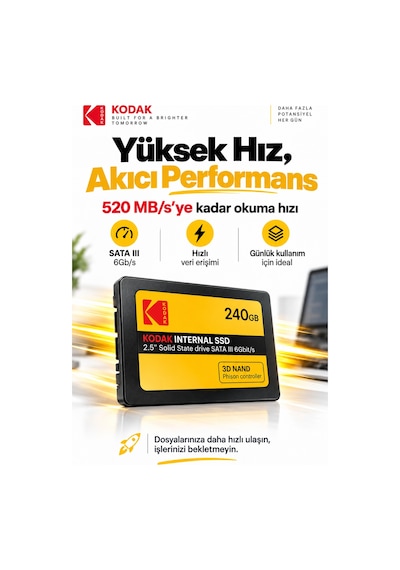 X150 240gb 2.5 İnç Sata Iıı Ssd 520 Mb/s Okuma 500 Mb/s Yazma Hızlı Ssd