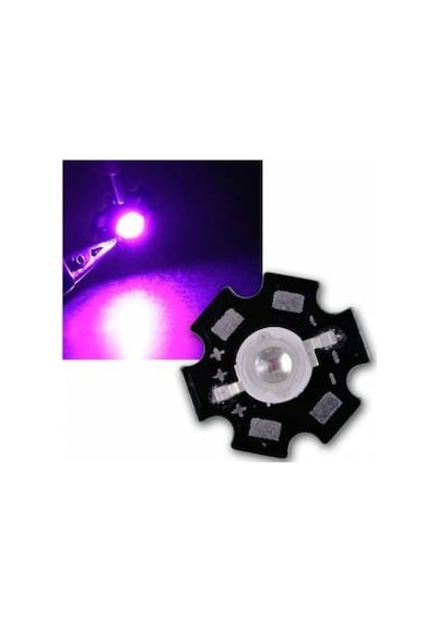 4 Adet 3W Uv Led Power Led 395 400 Nm 3 Watt Ultravıole Mor Işık