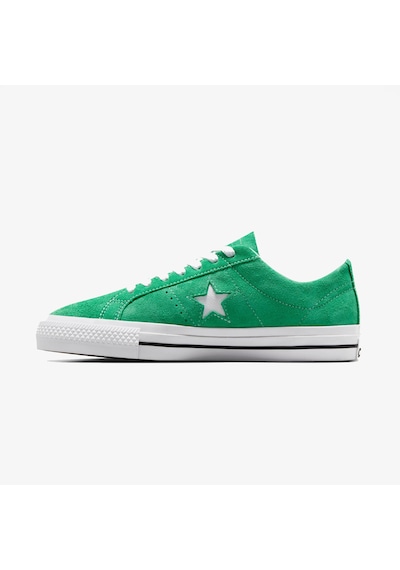 Converse One Star Pro Unisex Yeşil Süet Deri Sneaker