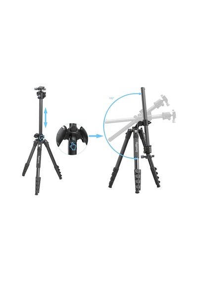 Smallrig 5290 Ct25 Profesyonel Tepegöz Kamera Tripodu