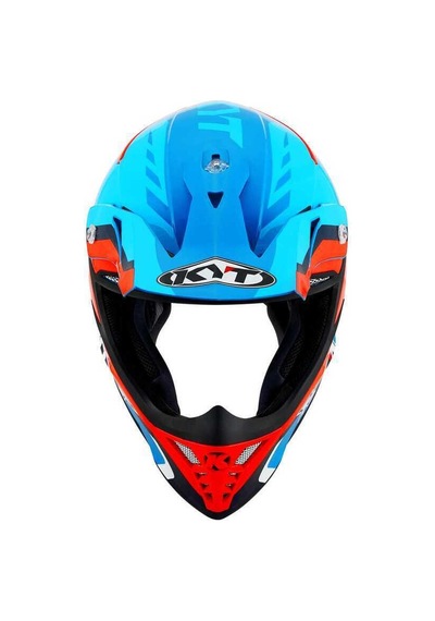 Kyt Skyhawk Kask Glowıng Mavi Turuncu Fluo Çok Renkli