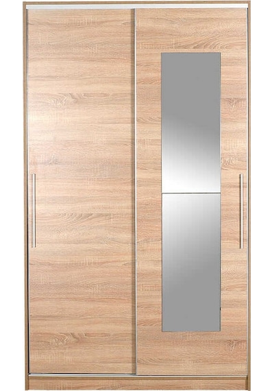 Elit Plus Aynalı Sürgülü Gardırop-sonoma 120x207x52 Cm Gxyxd