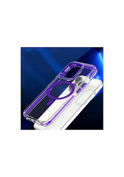 Joko Apple İphone 15 Pro Max Bella Magsafe Kapak - Derin Mor 0.2M-Çok Renkli
