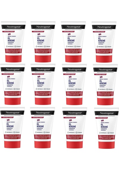 Neutrogena Norveç Parfümsüz El Kremi 12 x 50 ML