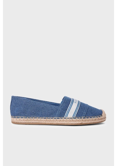 Tommy Hilfiger Logolu Espadril Ayakkabı Bayan Ayakkabı Fw0fw09334 1cd Mavi