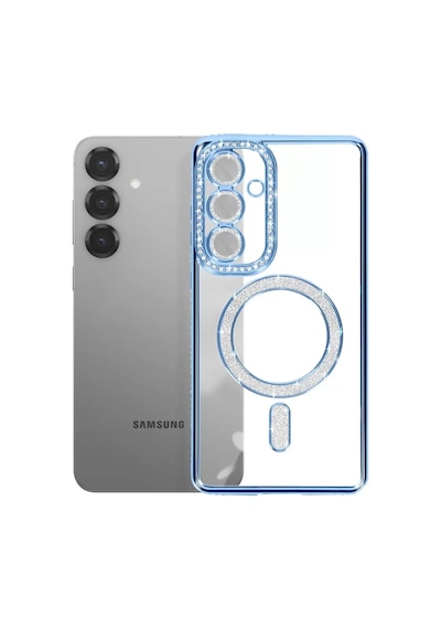 Newface Samsung Galaxy A37 5g Joke Simli Magneticsafe Kılıf - Mavi