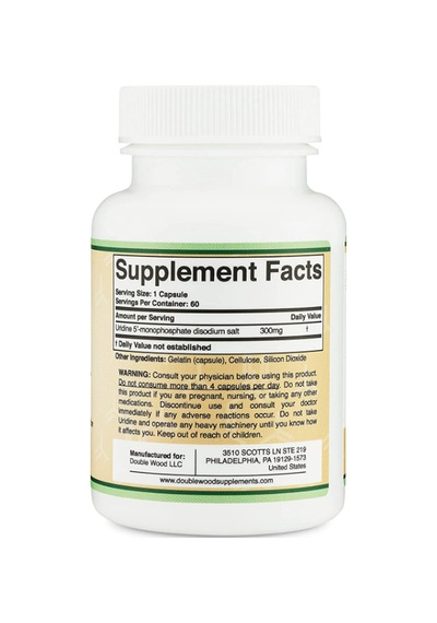 Double Wood Uridine Monophosphate Choline Enhancer, Beginner...