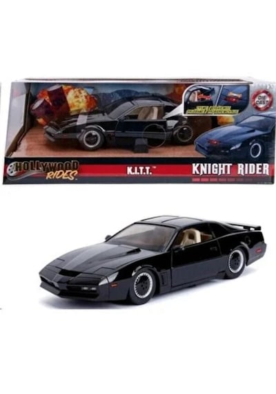 1/24 Jada Knight Rider 1982 Pontiac Kitt Kara Şimşek